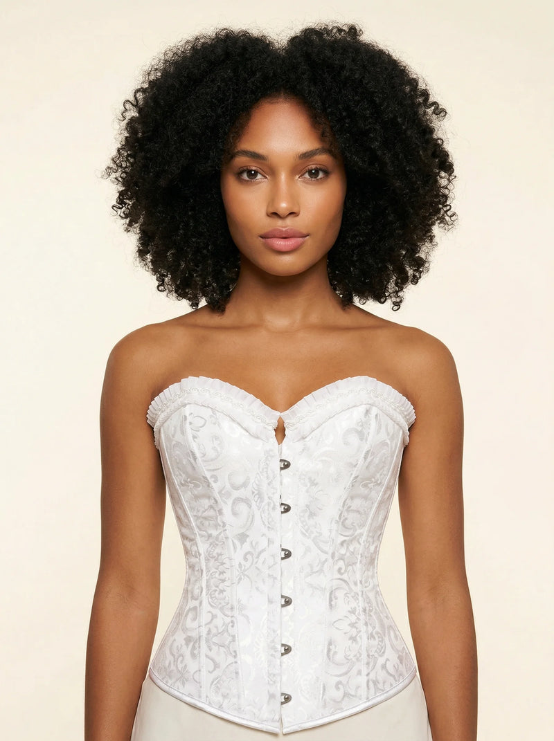 Corset Femme Blanc Mariage - Vue principale (petite)