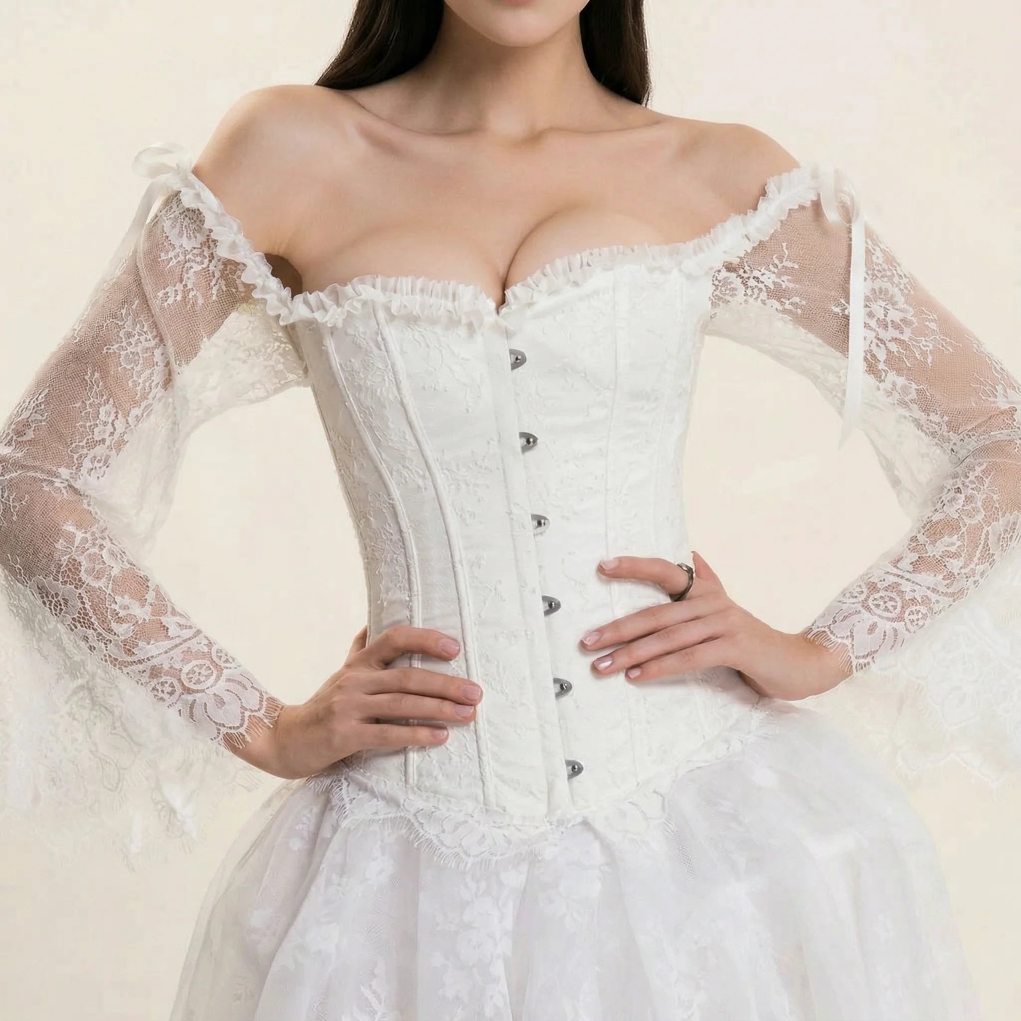 Corset Gainant Mariage - Vue face (petite)
