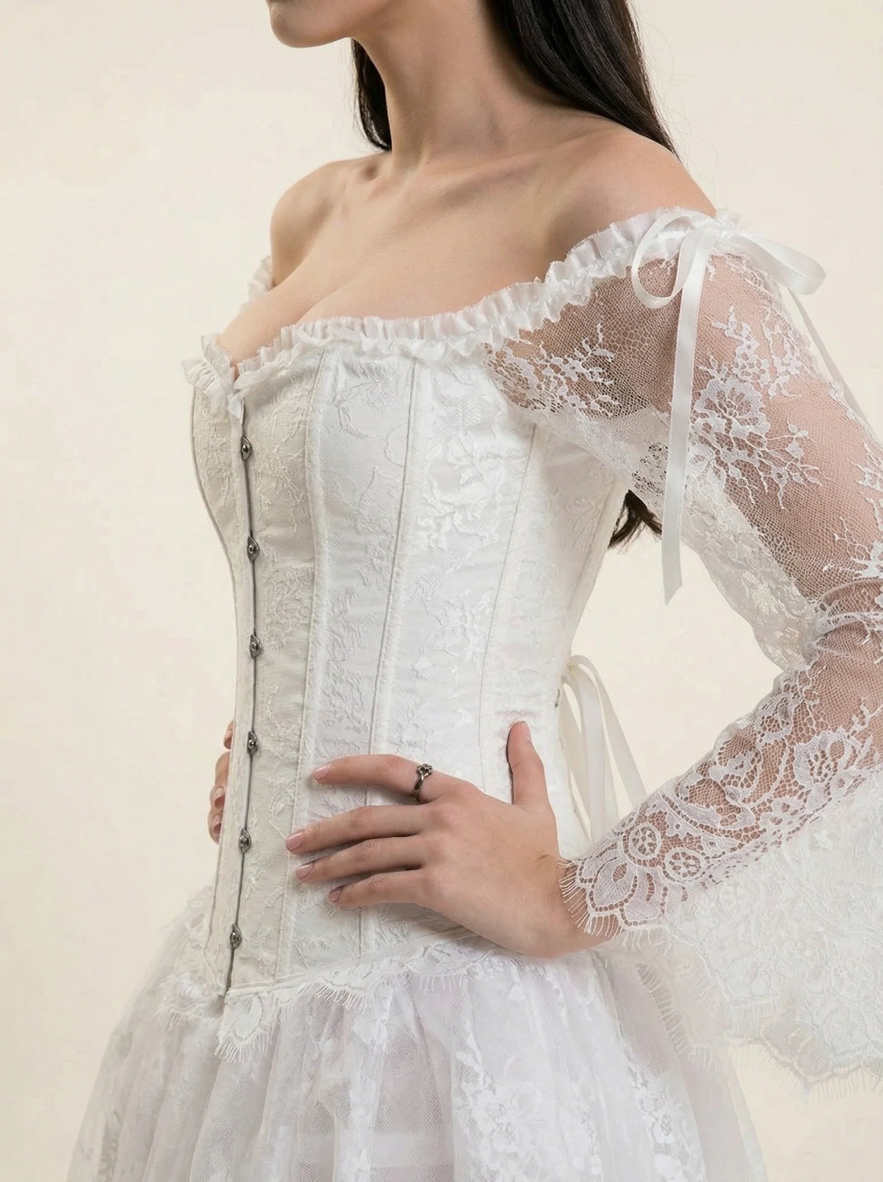 Corset Gainant Mariage - Vue profil (petite)