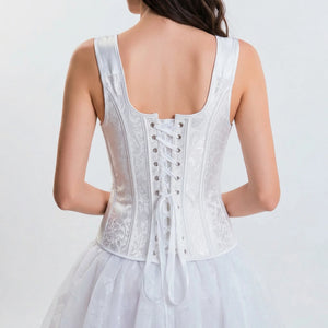 Corset Mariage Grande Taille - Vue dos (moyenne)