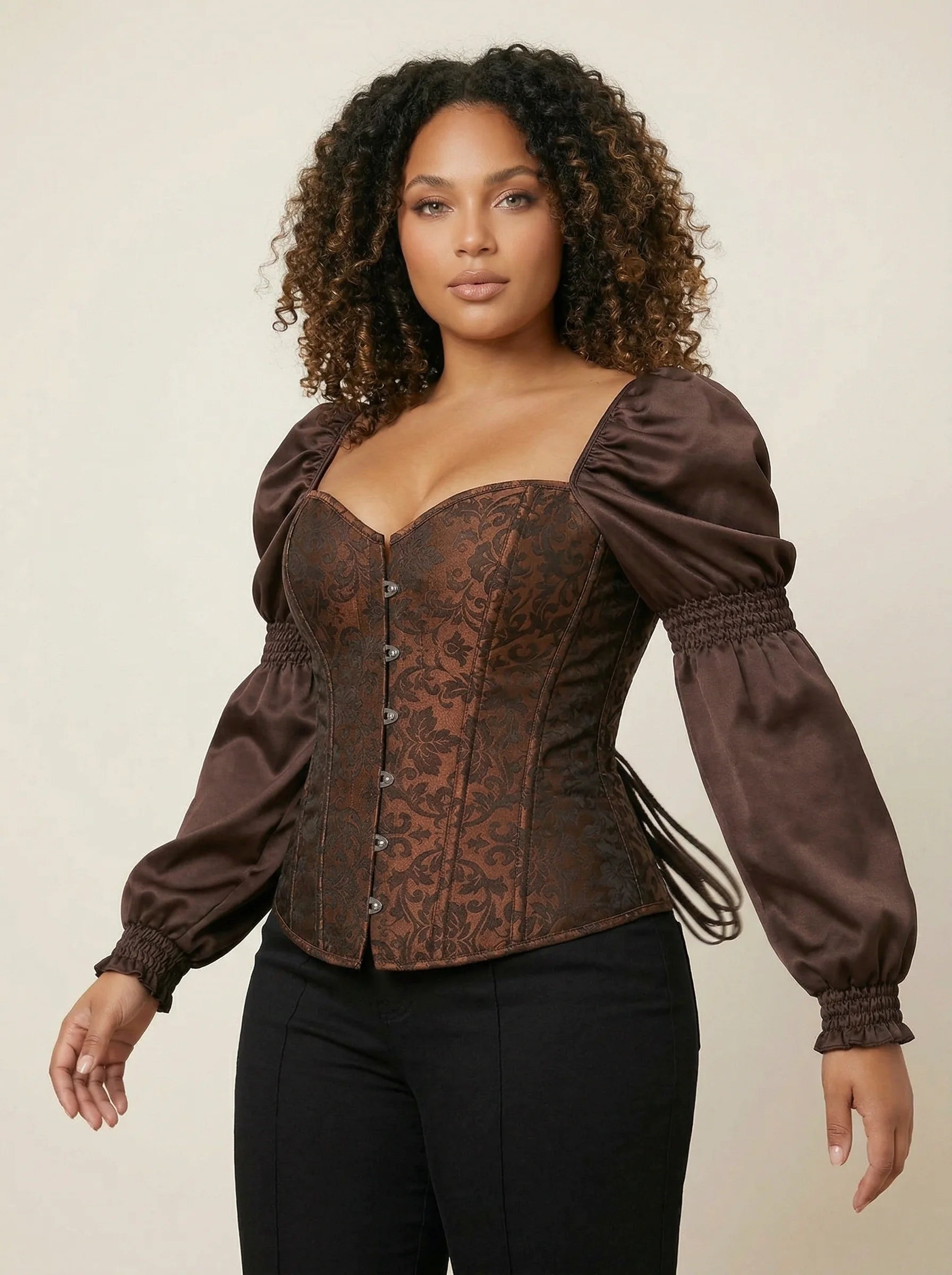 Corset Ancien - Vue mouvement (plus-size)