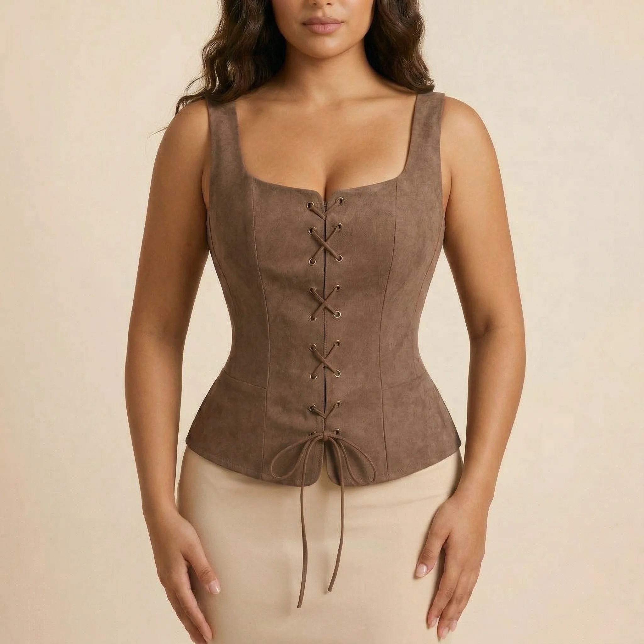 Corset Bavarois - Vue face (curvy)