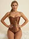 Corset Bustier Marron