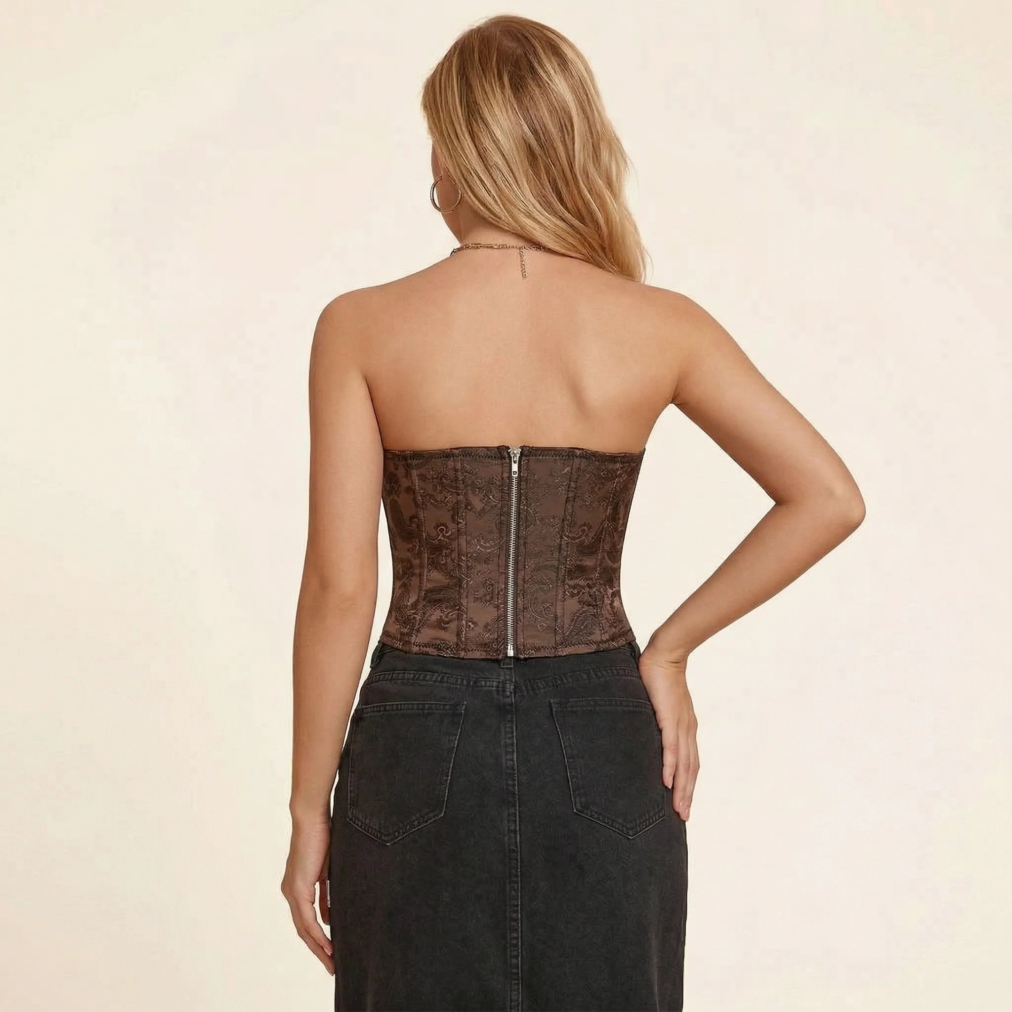 Corset Steampunk - Vue dos (petite)
