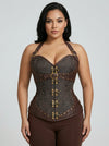 Corset Marron en Cuir