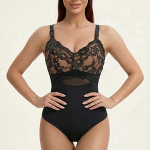 Body Corset Dentelle - Vue face (moyenne)
