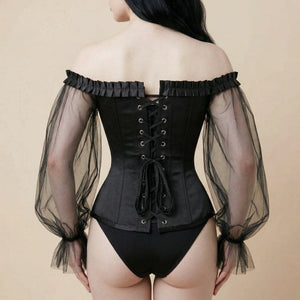 Corset avec manches - Vue dos (petite)