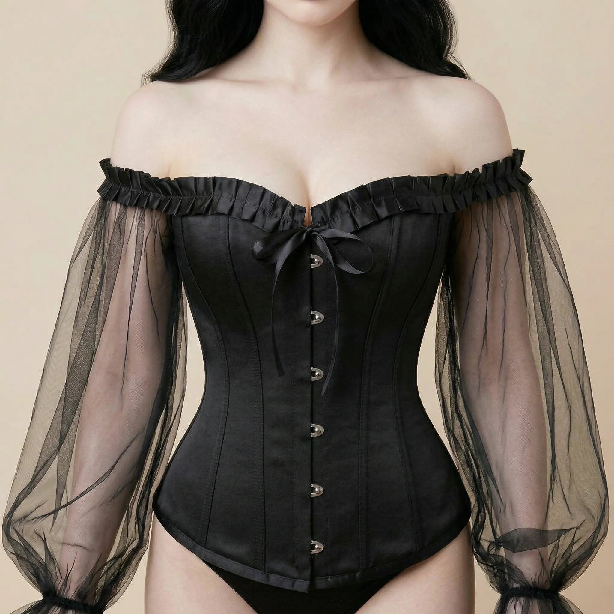 Corset avec manches - Vue face (petite)