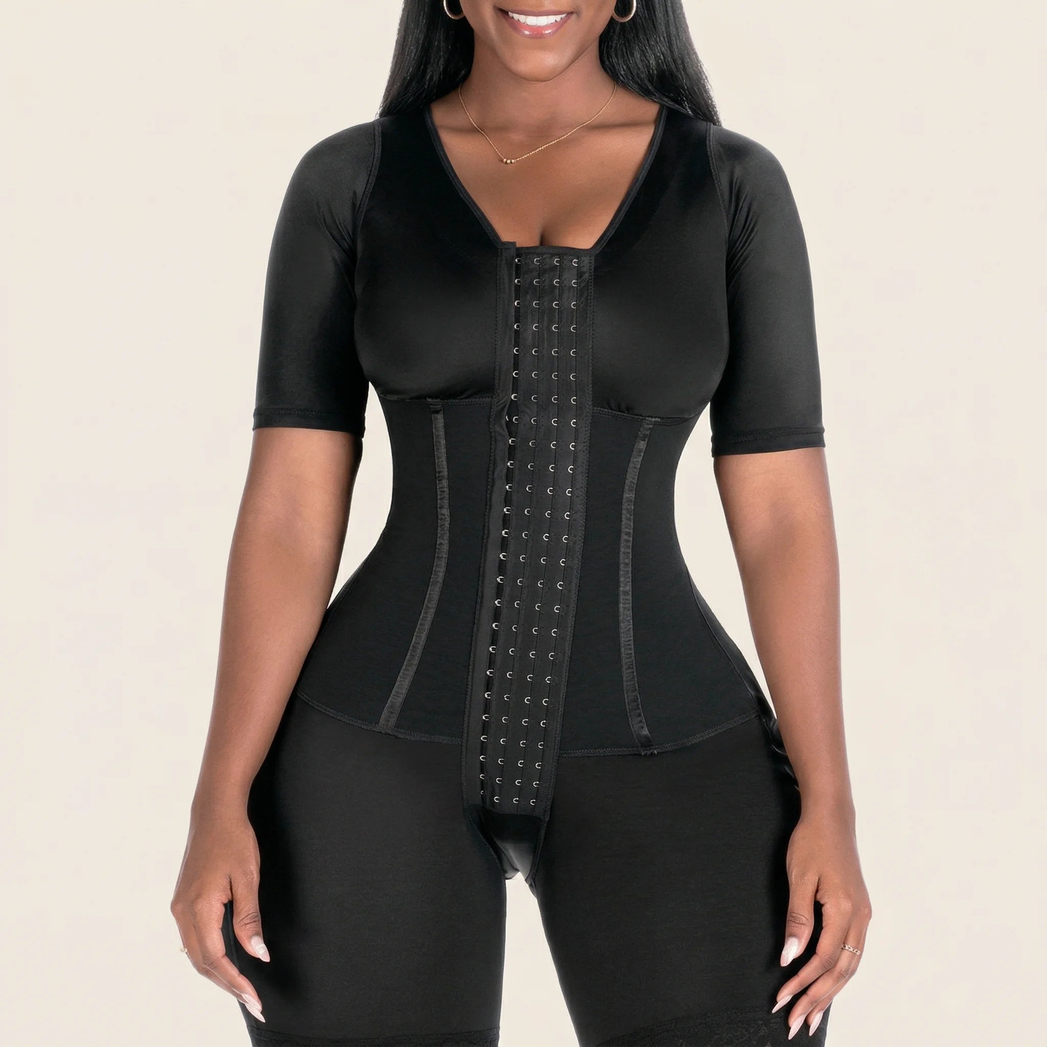 Corset Body Grande Taille - Vue face (curvy)
