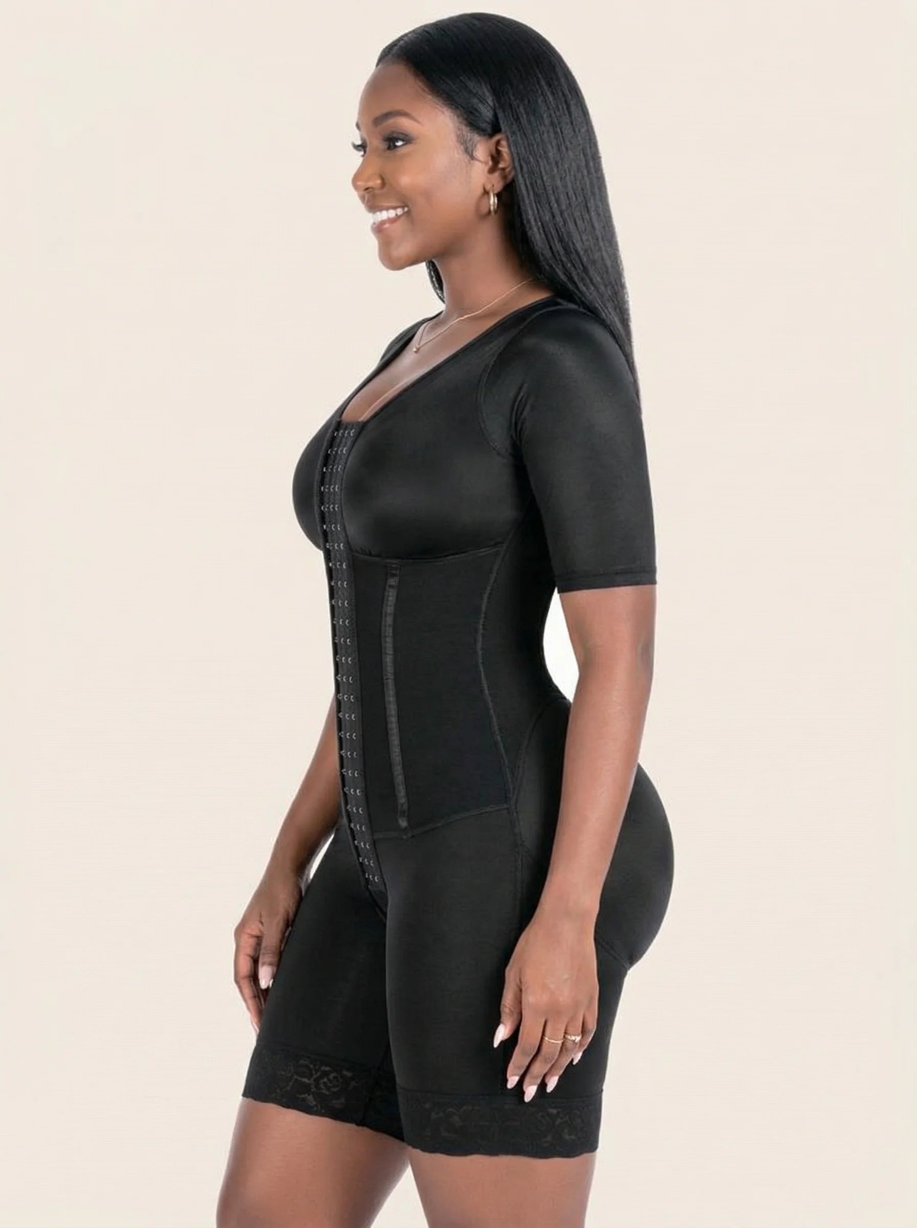 Corset Body Grande Taille - Vue profil (curvy)