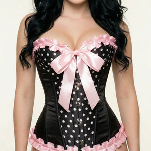 Corset Chic Lilac - Vue face (curvy)