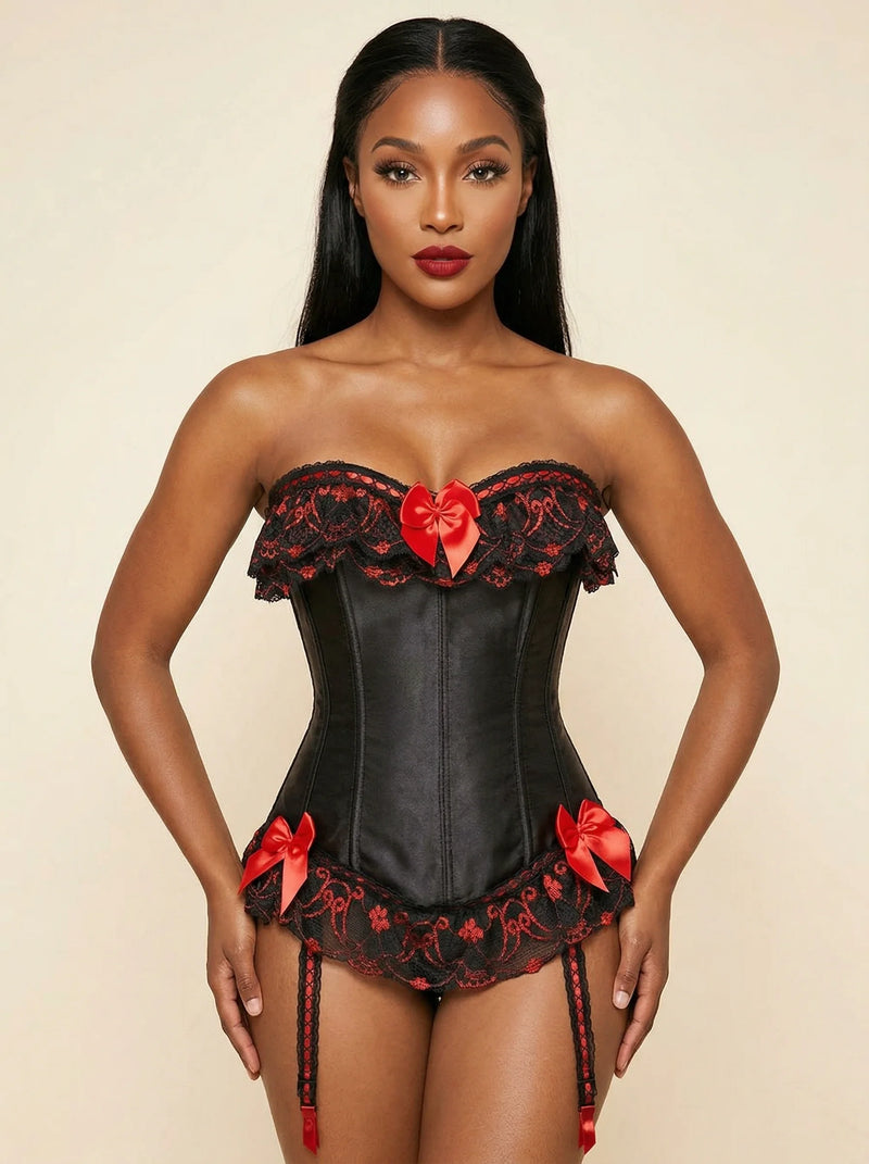 Corset Cuir Femme Haut de Gamme - Vue principale (moyenne)
