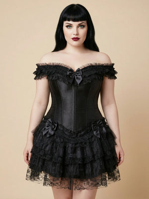 Corset Dentelle Tulle - Vue principale (plus-size)