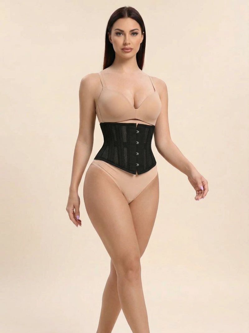 Corset Femme Invisible - Vue mouvement (curvy)