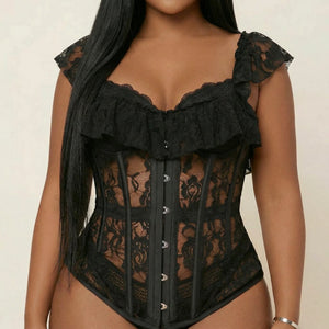 Corset Femme Push Up - Vue face (plus-size)