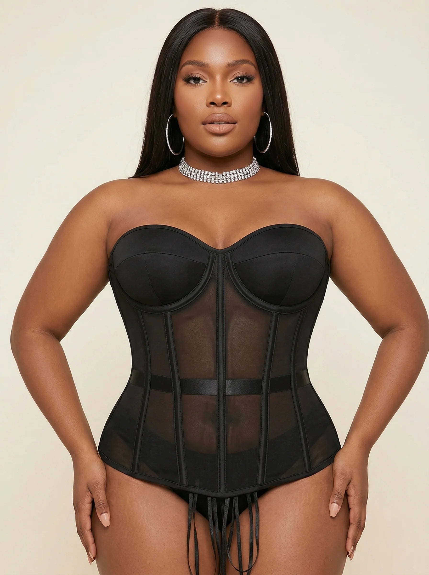 Corset Femme Sous Poitrine - Vue principale (plus-size)