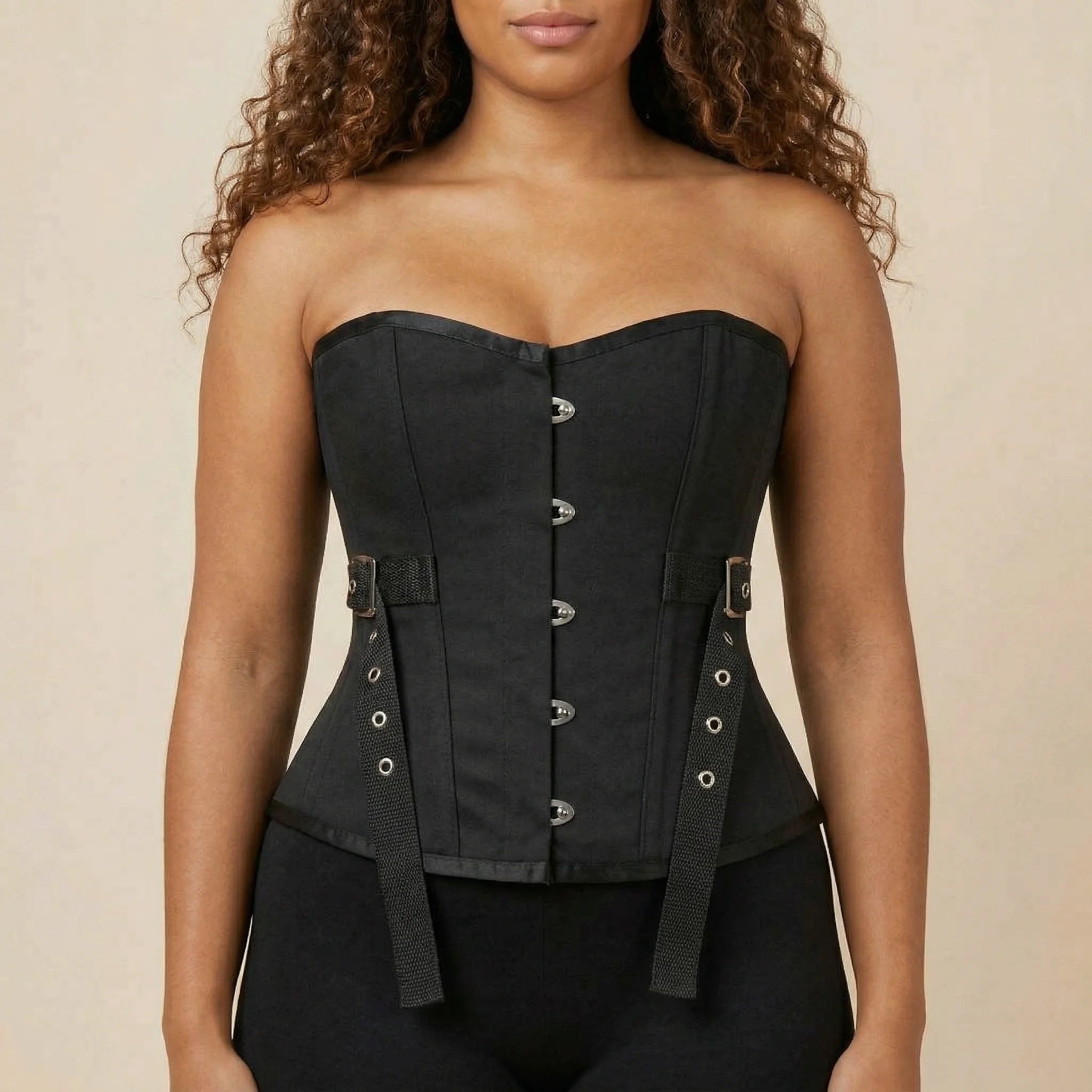 Corset Fitness Femme - Vue face (curvy)