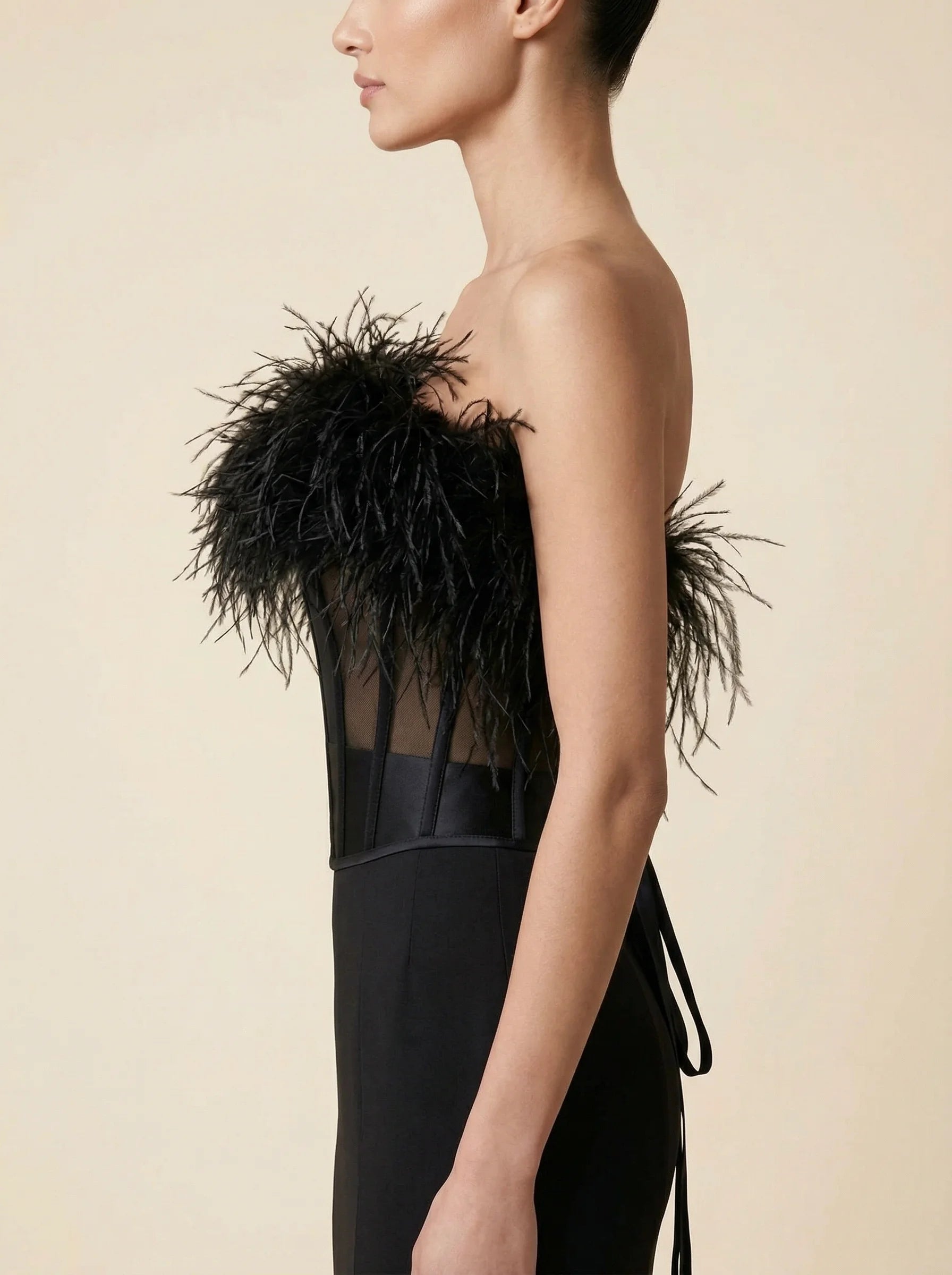 Corset Fourrure - Vue profil (moyenne)