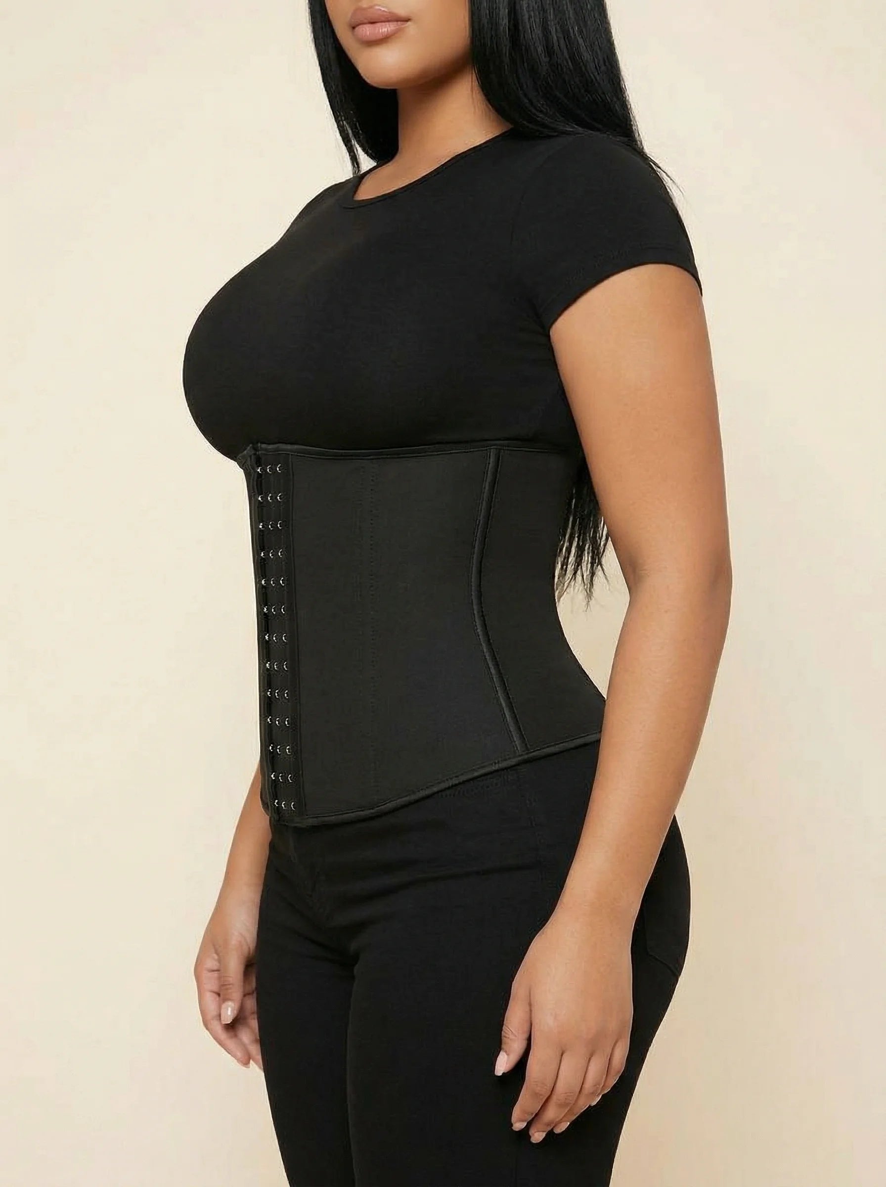 Corset Gaine Grande Taille - Vue profil (plus-size)