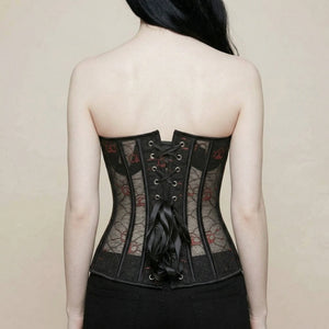 Corset Gothique Dentelle - Vue dos (petite)