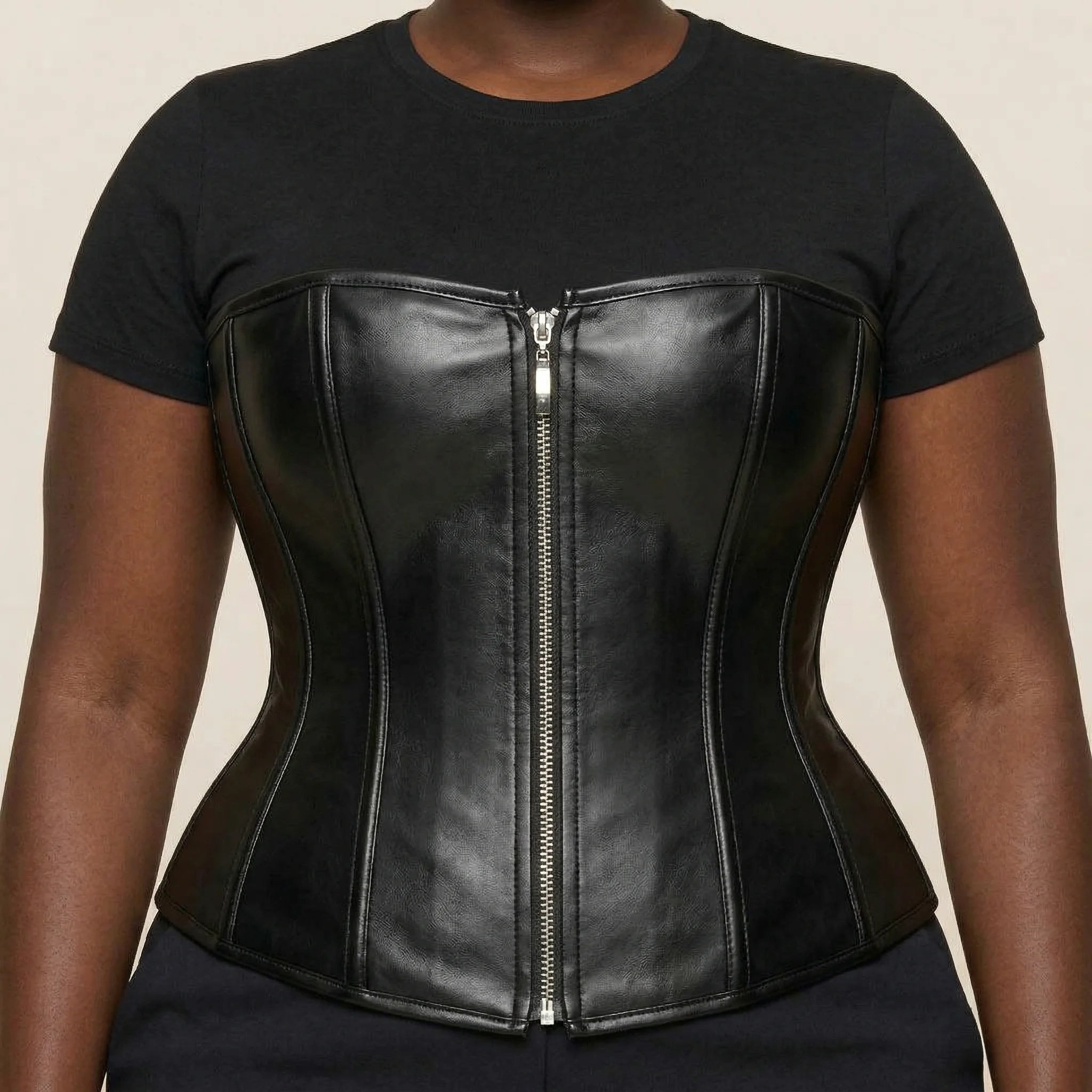 Corset Grande Taille - Vue face (plus-size)
