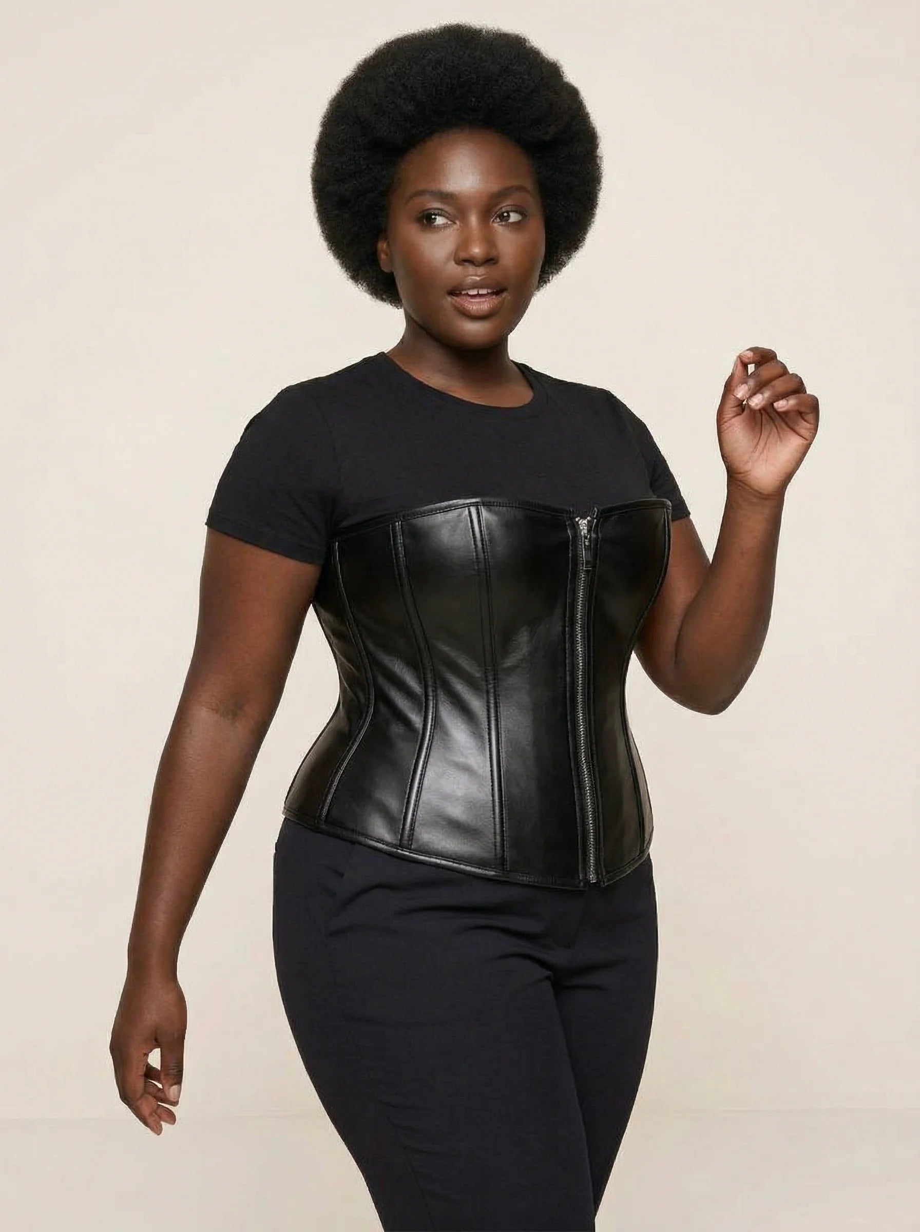 Corset Grande Taille - Vue mouvement (plus-size)