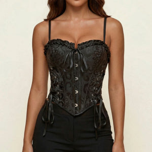 Corset Lacet Devant - Vue face (moyenne)