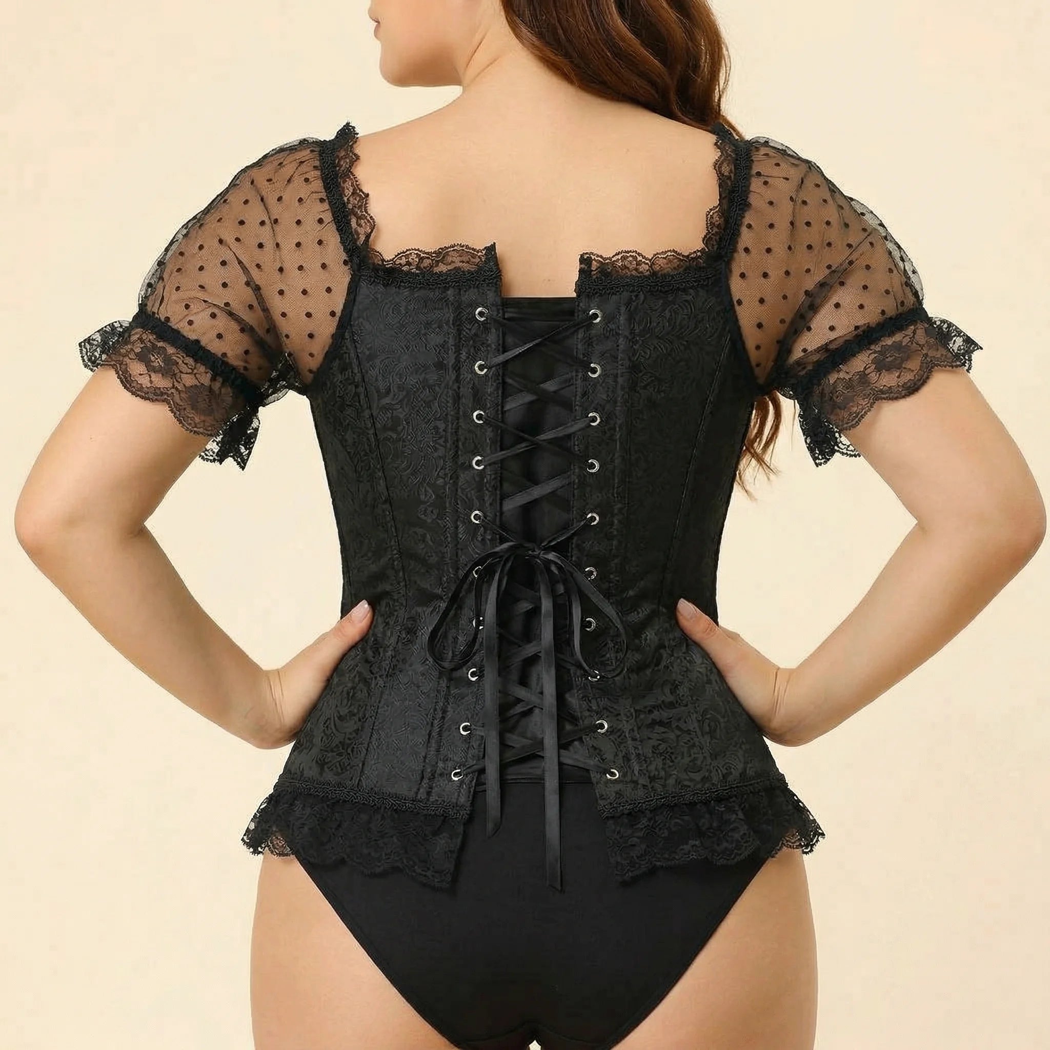 Corset Minceur Femme Grande Taille - Vue dos (moyenne)