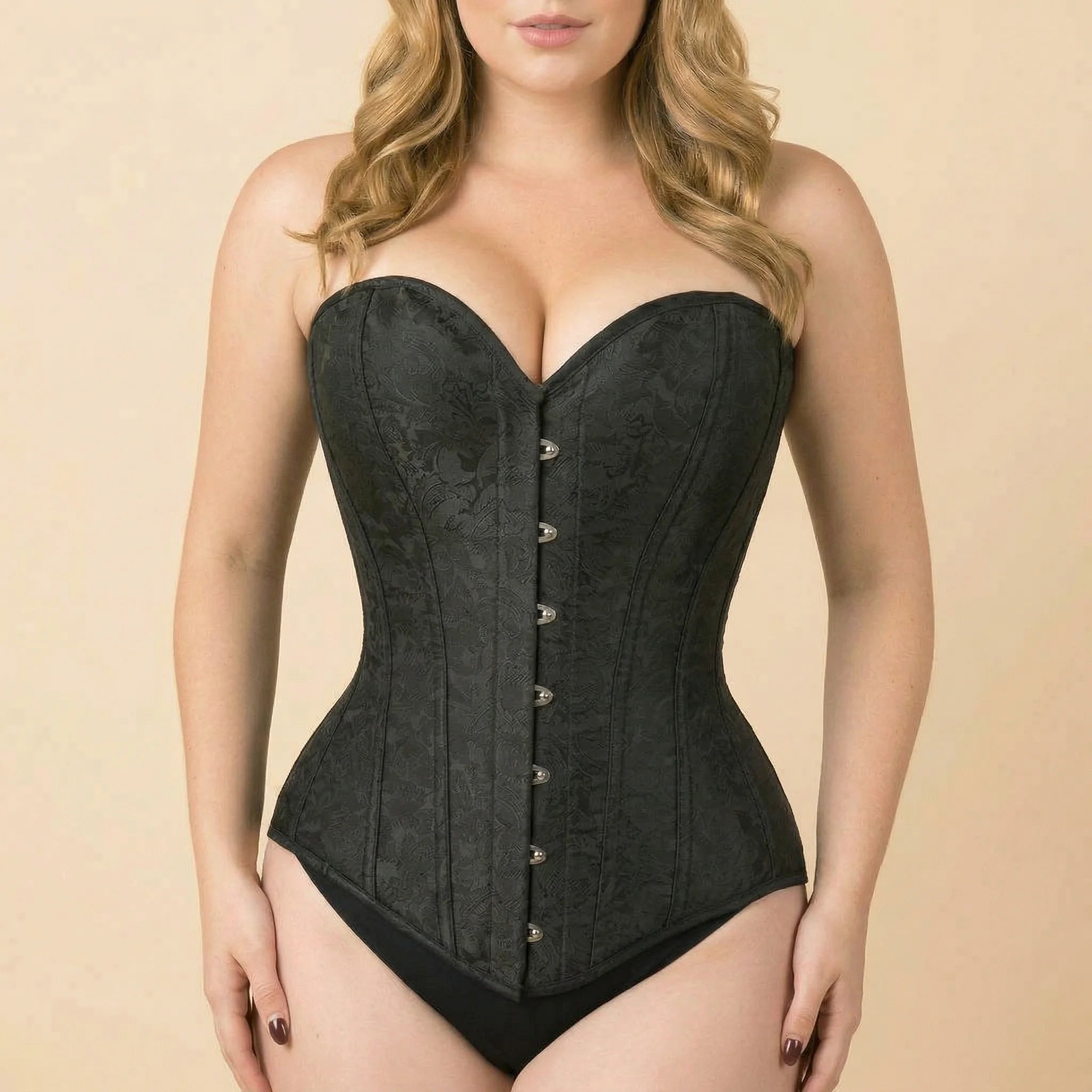 Corset Minceur Taille De Guêpe - Vue face (curvy)