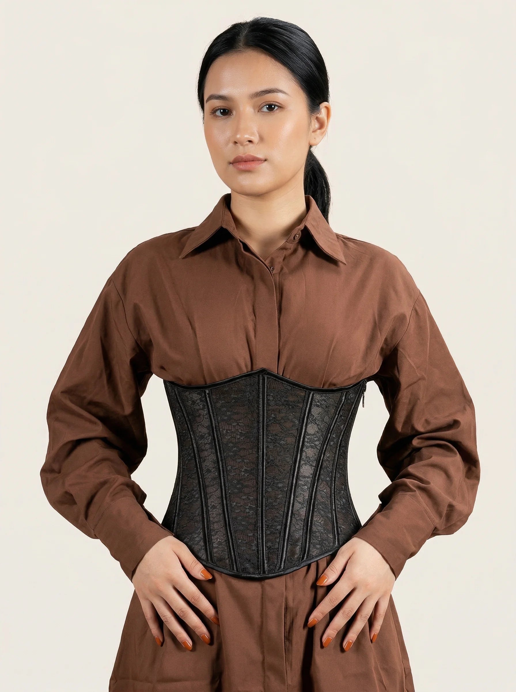 Corset Noir Dentelle