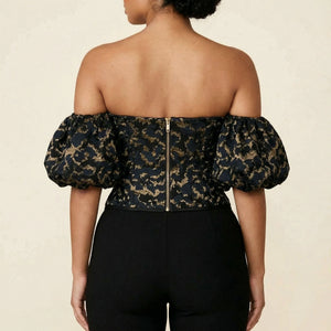 Corset Noir Luxe - Vue dos (plus-size)