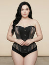 Corset Noir Transparent