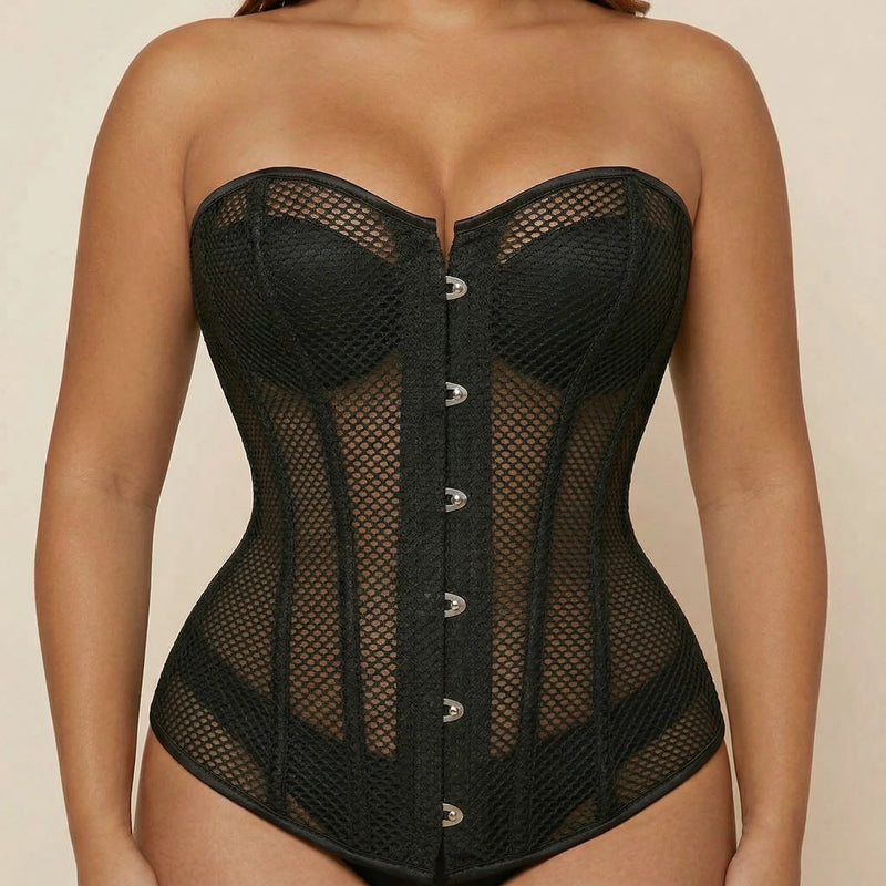 Corset Serre-Taille Sexy - Vue face (curvy)
