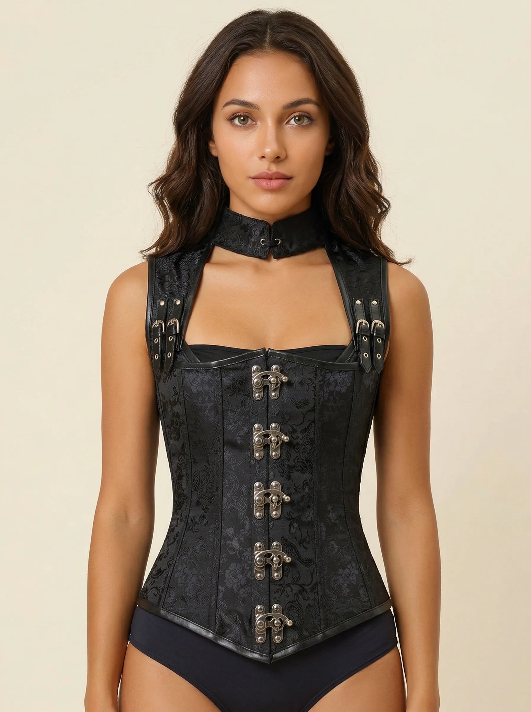 Corset Steampunk Noir