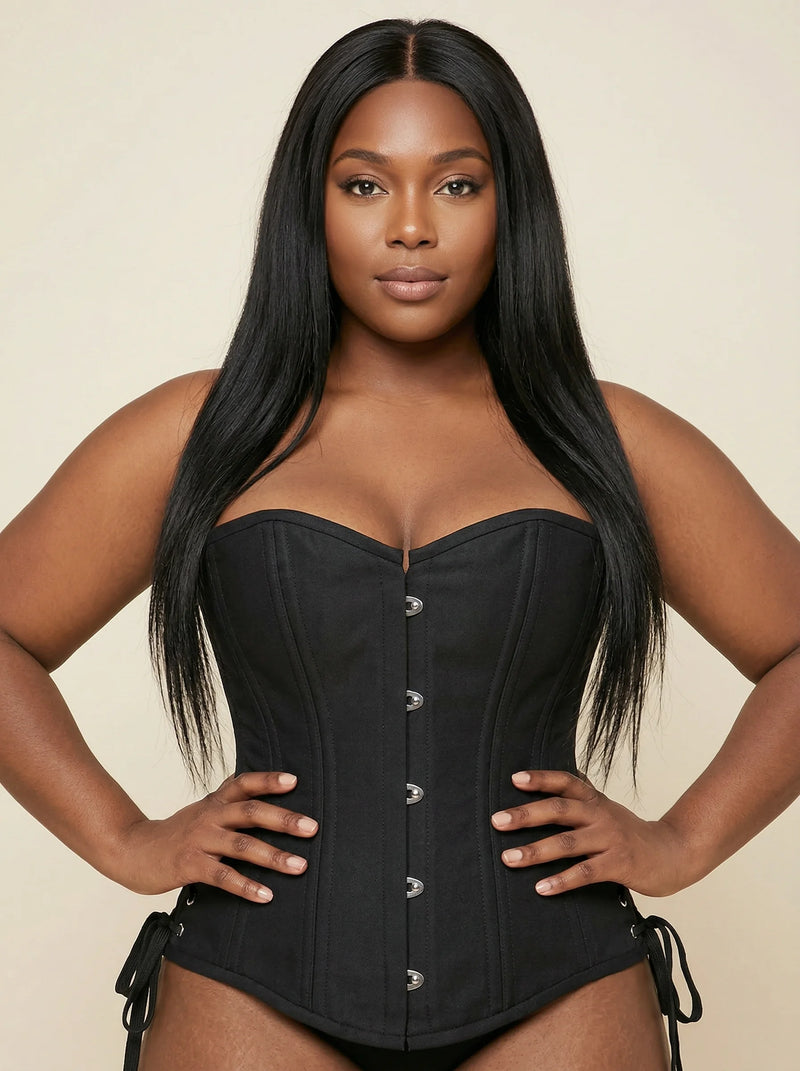 Corset Underbust à Crochets - Vue principale (plus-size)