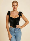 Corset Velours Noir