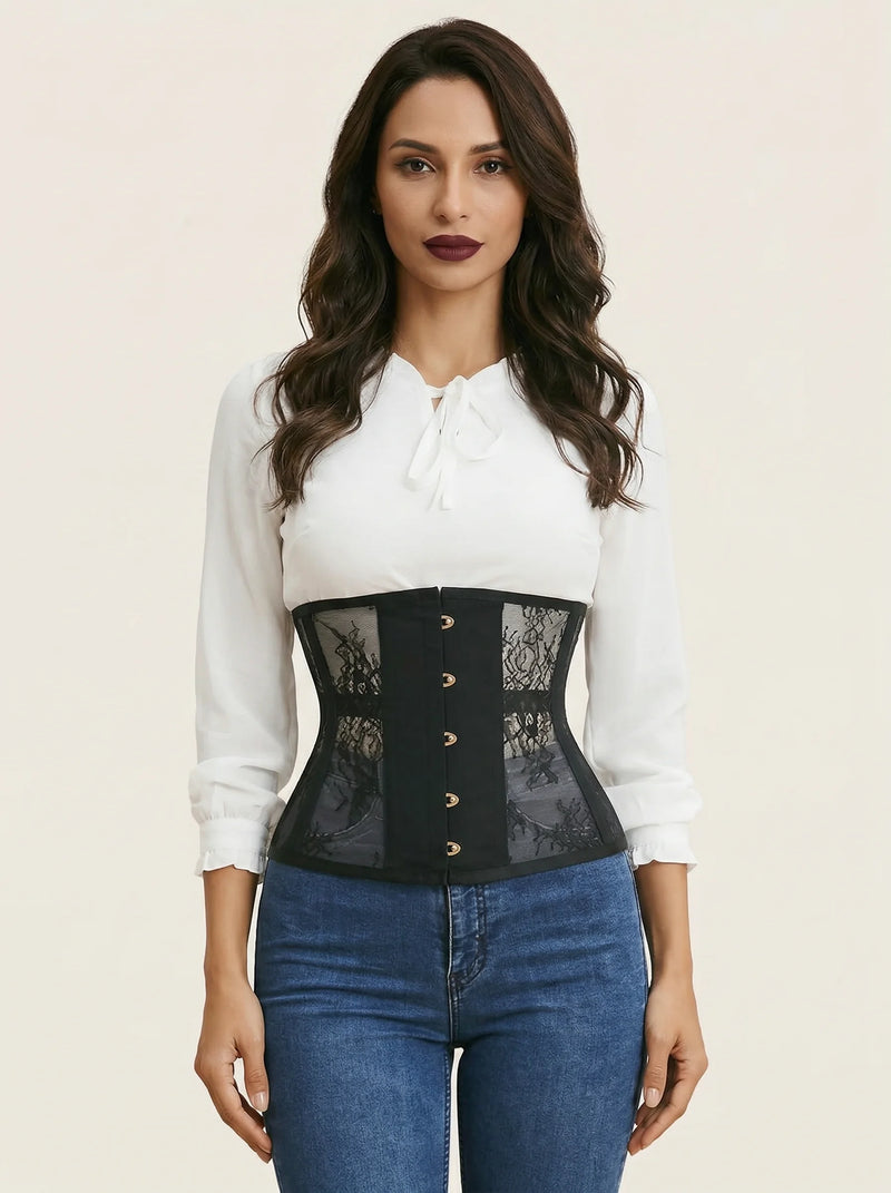 Corset Vintage Noir - Vue principale (petite)