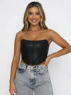 Corset Noir en Cuir
