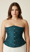 Corset Overbust Vert Pétrole