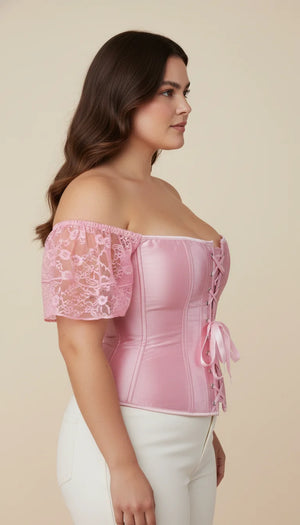 Corset Rose Fluo