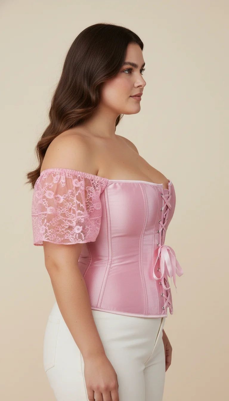 Corset Rose Fluo