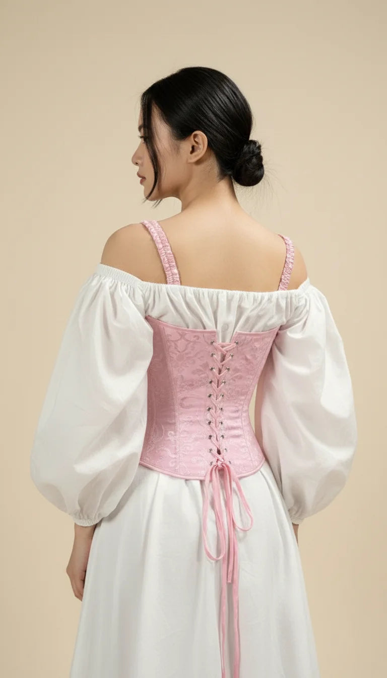 Corset Rose Haut