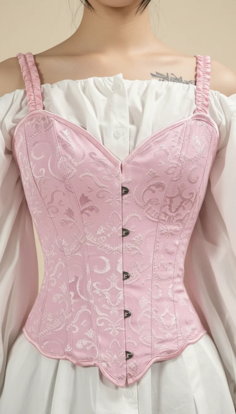 Corset Rose Haut