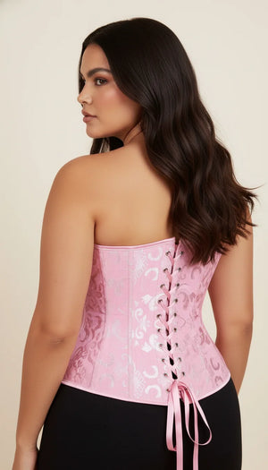 Corset Rose Pâle