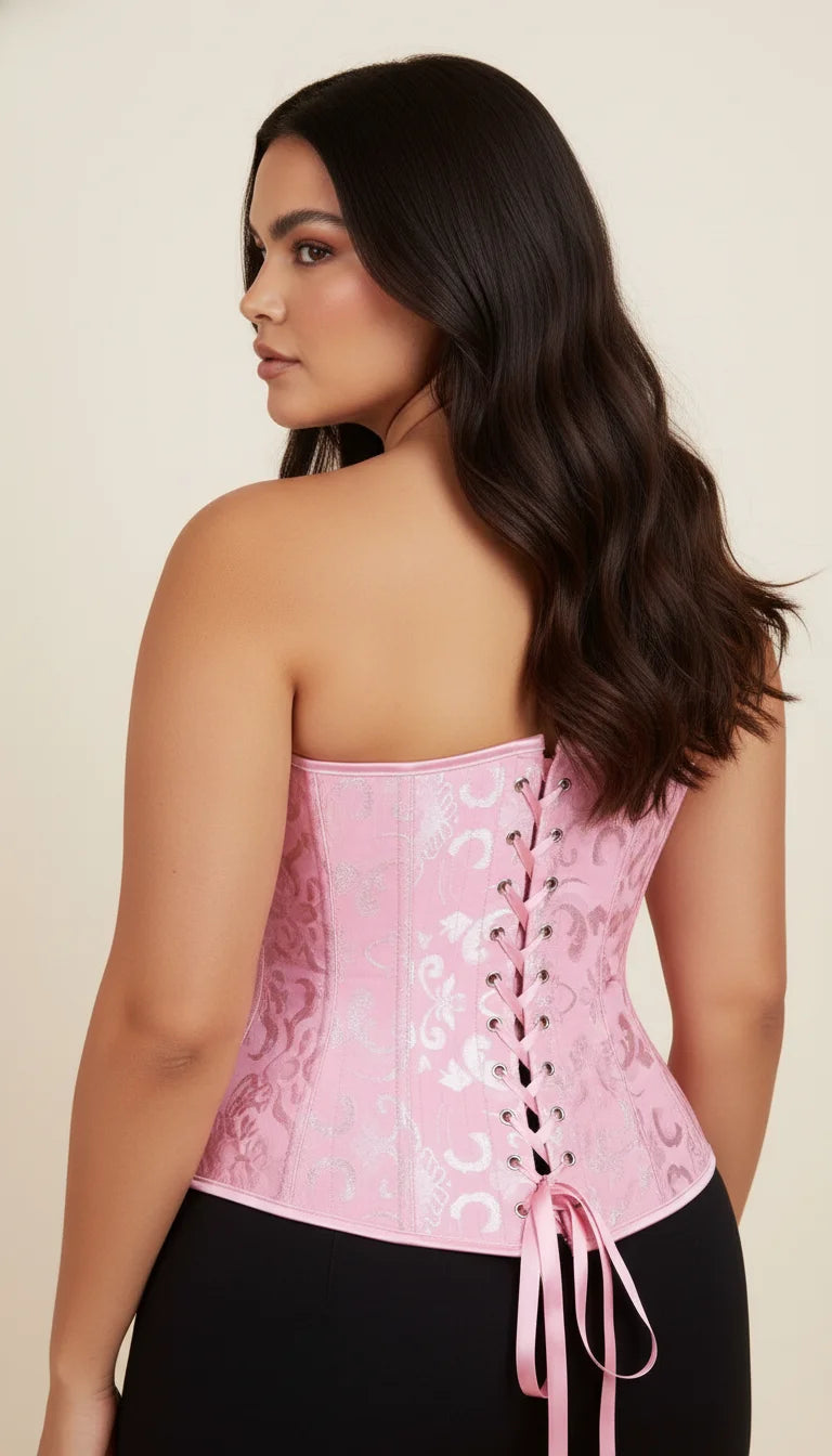 Corset Rose Pâle