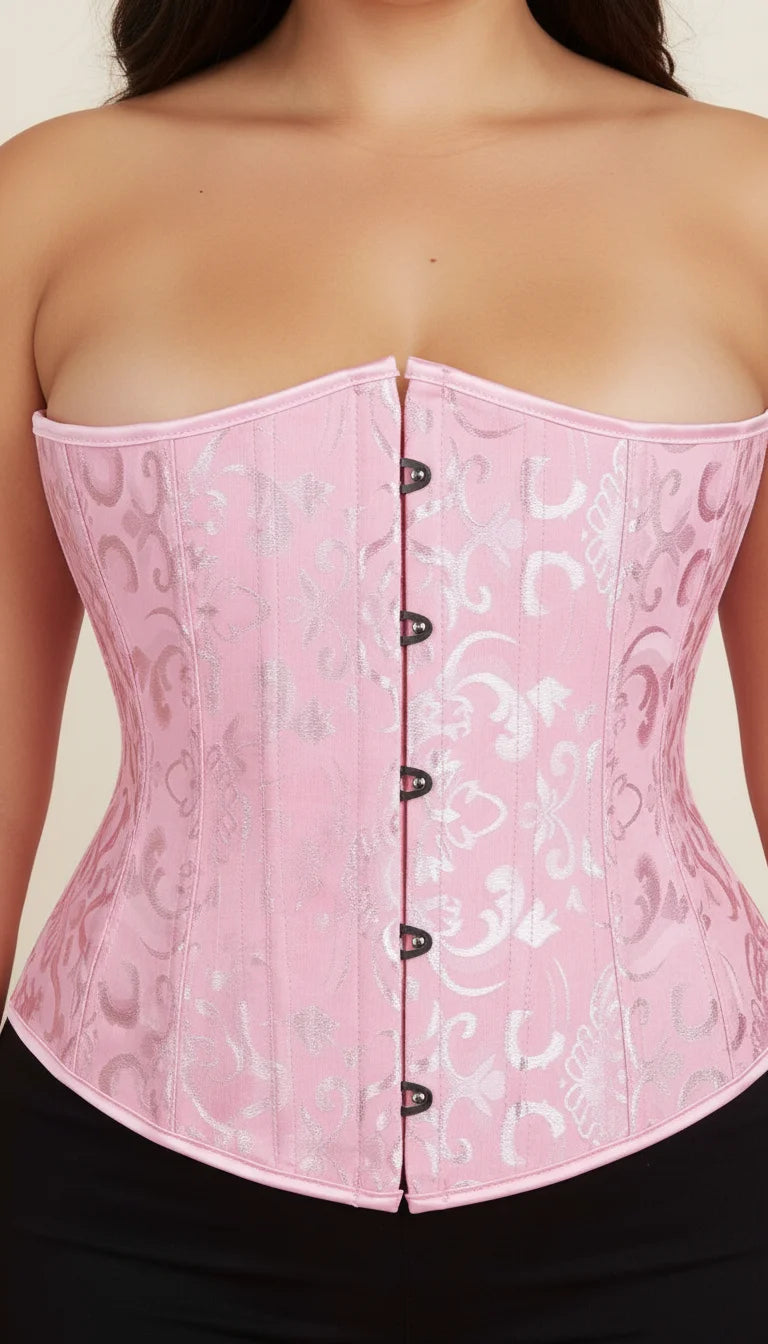 Corset Rose Pâle