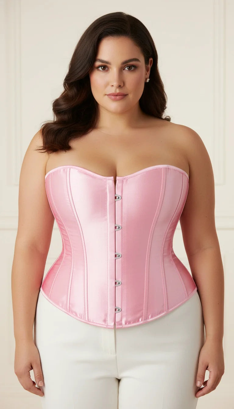Corset Rose Poudré - Vue principale