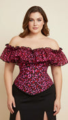 Corset Rose Satin