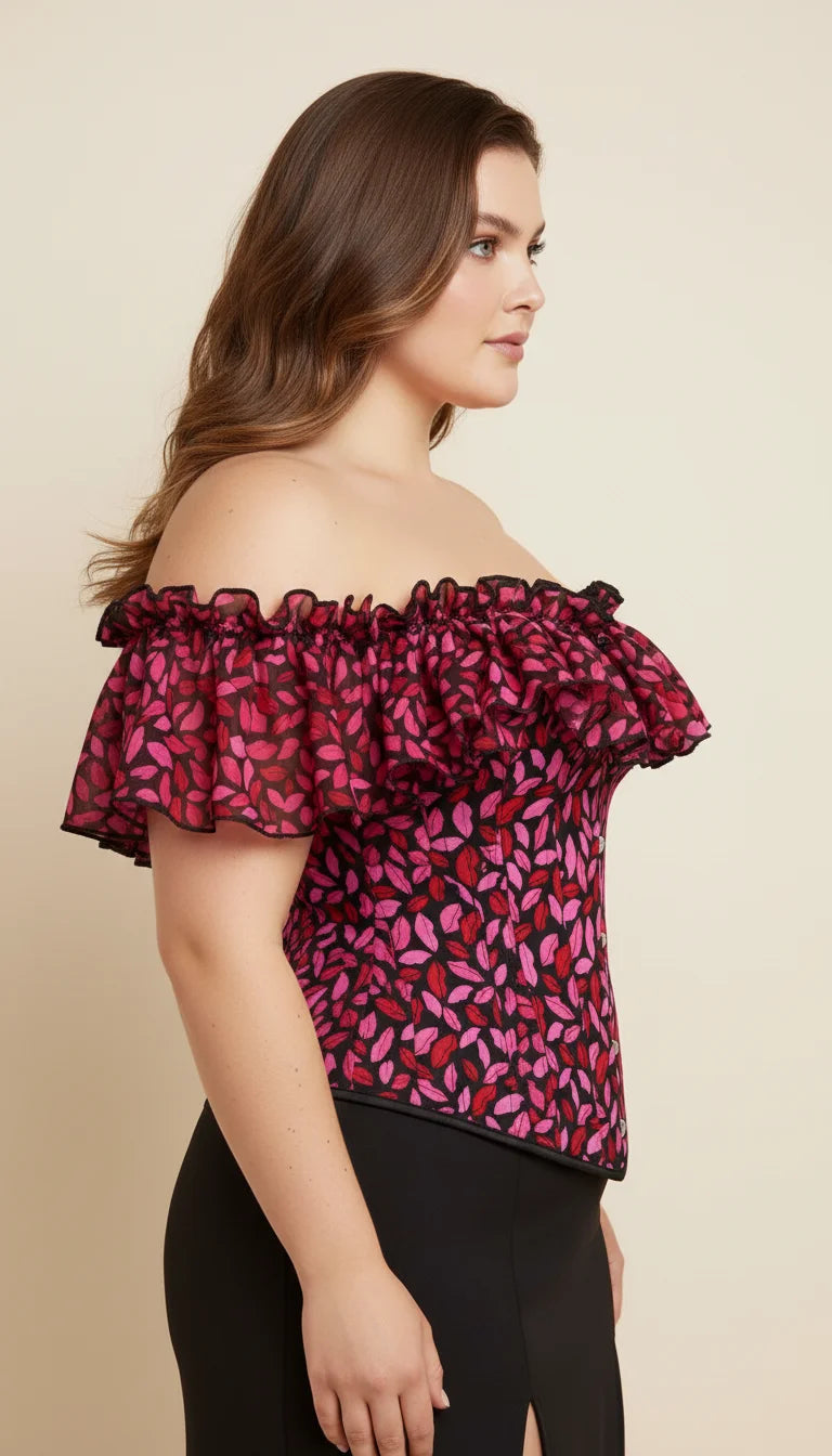 Corset Rose Satin