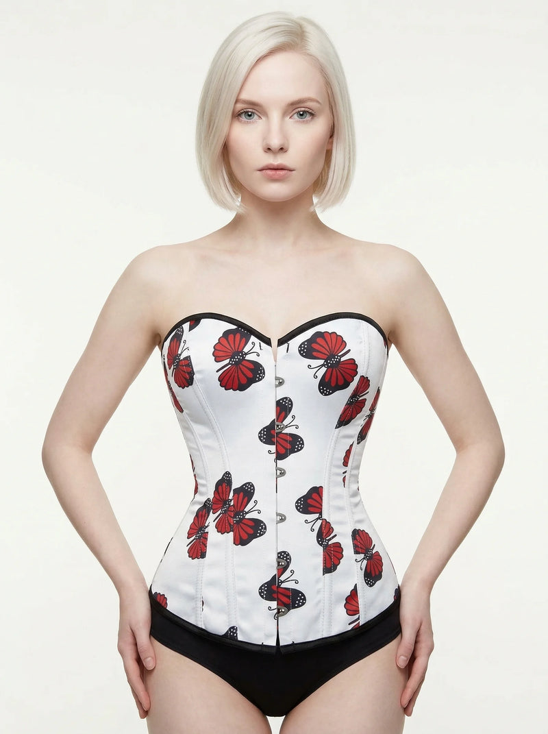 Corset Rouge et Blanc - Vue principale (petite)